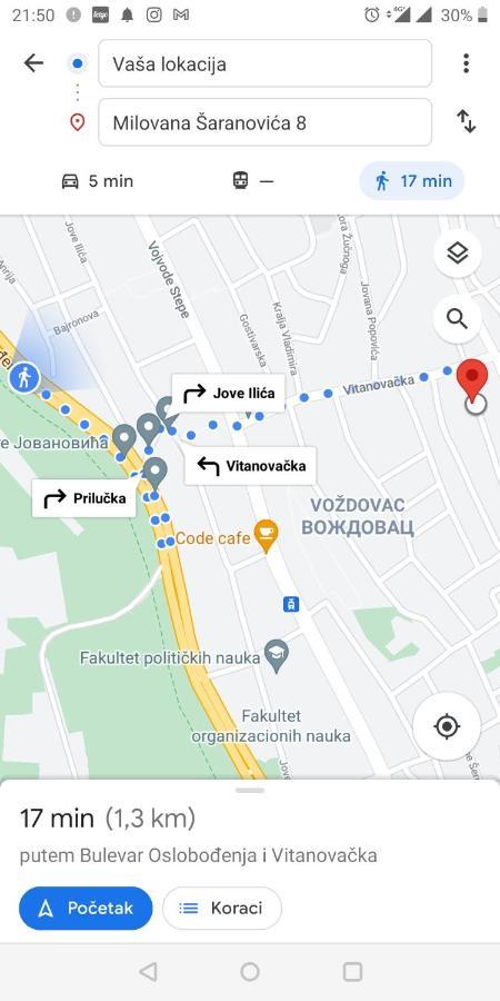 Apartmán Aparment Relax Bělehrad Exteriér fotografie